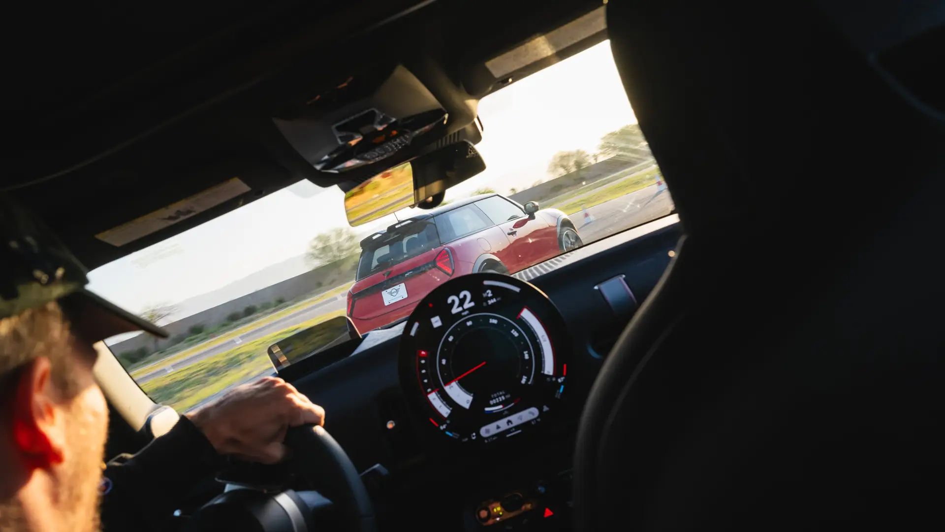 Driving a MINI on track