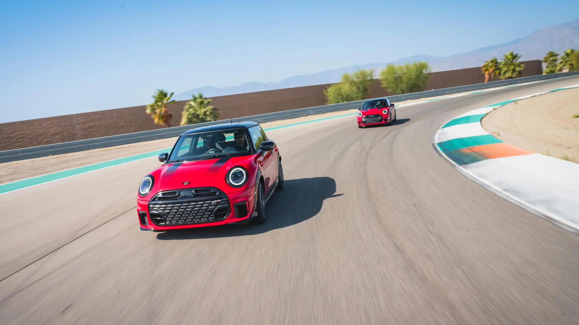 MINI Coupes on Thermal Club track